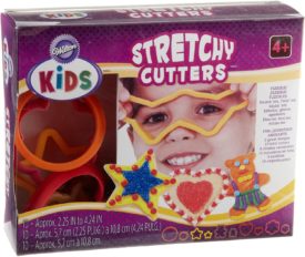Wilton Kids Stretchy Silicone Cookie Cutter Set, 10-Piece