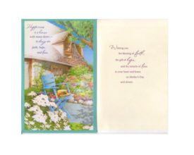 Mothers Day Greeting Card Faith, Hope & Love