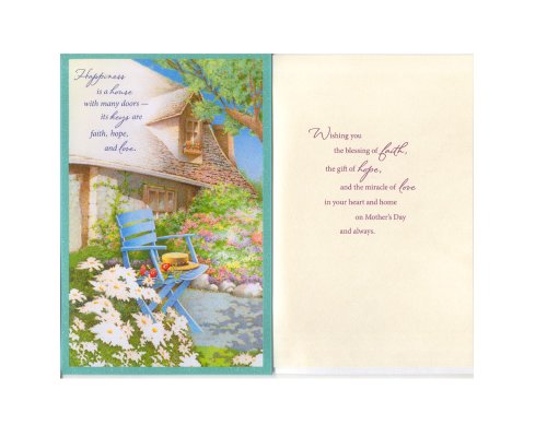 Mothers Day Greeting Card Faith, Hope & Love [Office Product]