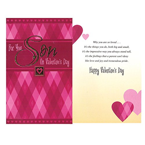 Valentines Day Greeting Card - For You, Son On Valentines Day [Office Product]