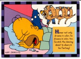 Simpsons Skybox Trading Card Smell-O-Rama #3 [Toy]