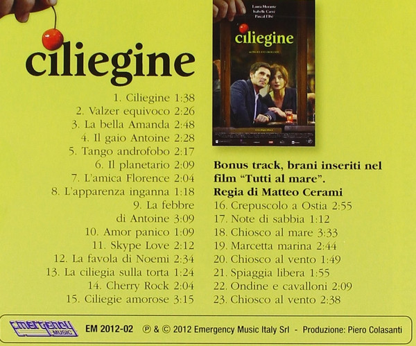 Ciliegine (Music CD)