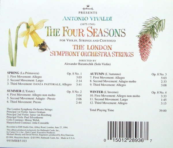 The Four Seasons (Music CD)