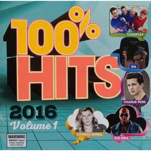 100% Hits 2016 Volume 1 (Music CD)