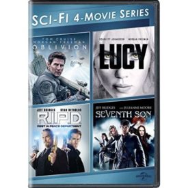 4 Movies: Sci-Fi Collection Oblivion / Lucy / R.I.P.D. / Seventh Son (DVD)