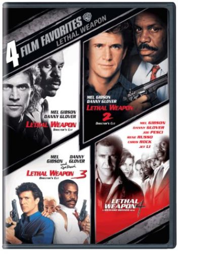 4 Movies: Lethal Weapon Favorites Lethal Weapon: Director's Cut, Lethal Weapon 2: Director's Cut, Lethal Weapon 3: Director's Cut, Lethal Weapon 4 (DVD)