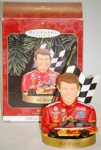 1999 Hallmark Bill Elliott Keepsake Ornament NASCAR Stock Car Champions Collectors Series