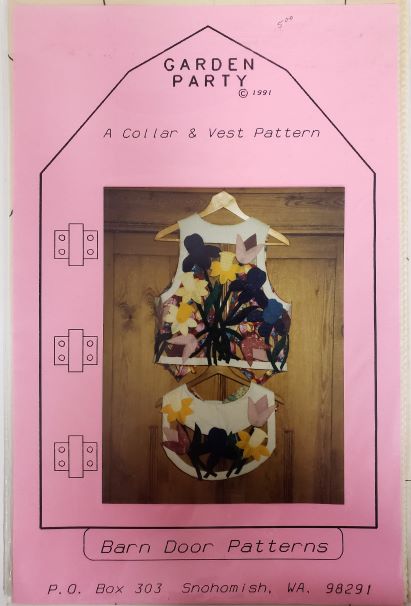 Vintage Applique Sewing Pattern Girls/Child Formal Vest GARDEN PARTY Size 10-16