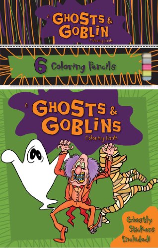 Ghosts & Goblins Coloring Book (Paperback)