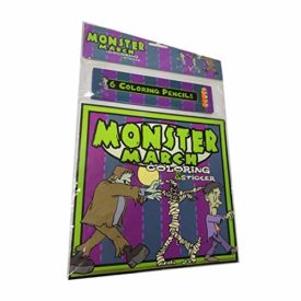 Monster March Coloring Book (Paperback)