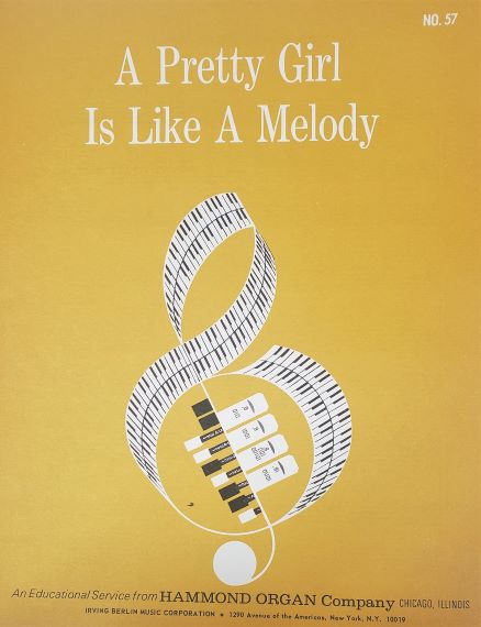 A Pretty Girl Is Like a Melody (No. 57) (Vintage) (Sheet Music)