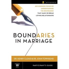 Boundaries in Marriage Participant's Guide (Paperback)