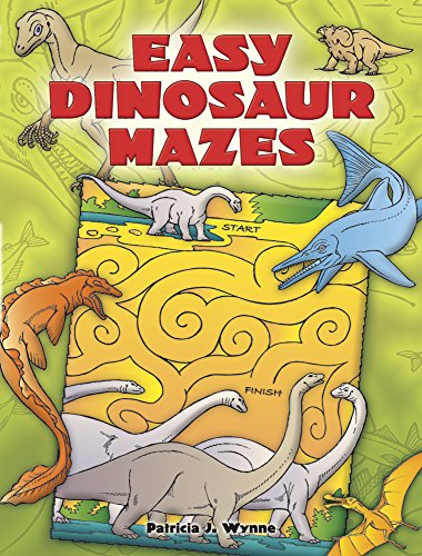 Easy Dinosaur Mazes (Dover Childrens Activity Books) (Paperback)