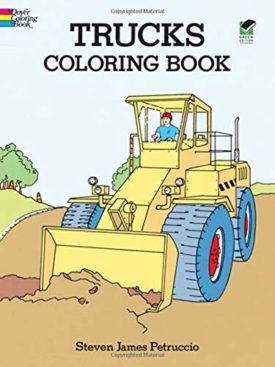 Trucks Coloring Book (Dover Design Coloring Books) (Paperback)