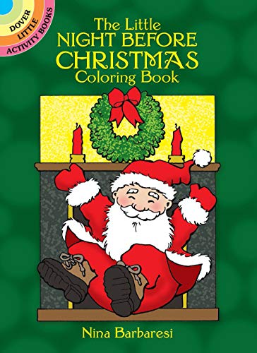 The Little Night Before Christmas Coloring Book (Dover Little Activity Books) (Paperback)