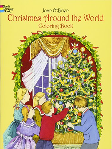 Christmas Around the World Coloring Book (Dover Holiday Coloring Book) (Paperback)
