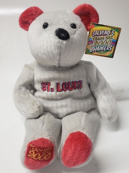 St Louis Cardinals, Mark McGwire Salvinos 2000 Team Set Bammer Beanie Bear