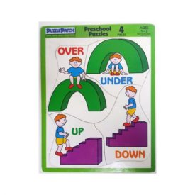 Puzzle Patch Preschool Frame Tray Puzzle 4 Piece - Up, Down, Over, Under