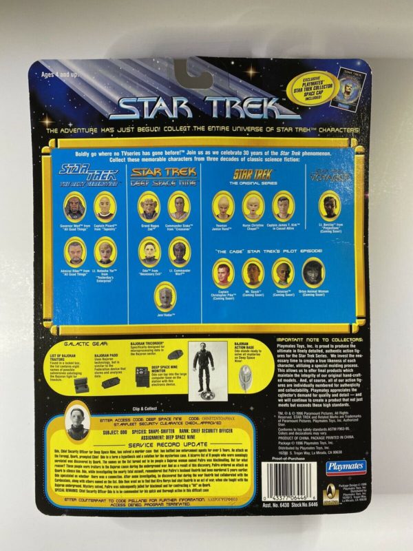 Vintage 1996 Star Trek Deep Space Nine Figure w/Accessories - Security Chief Odo