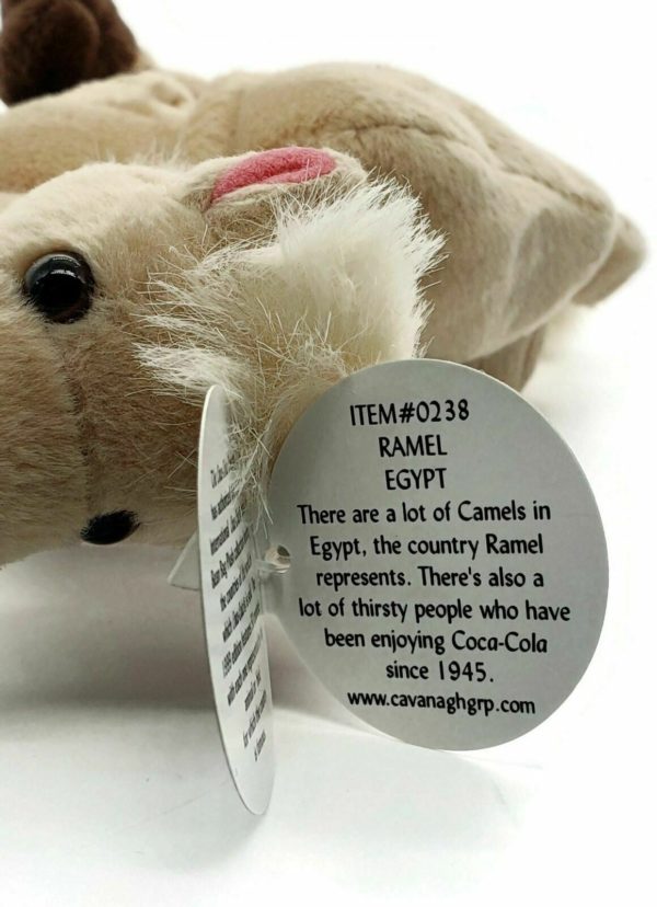 1999 Coca-Cola International EGYPT - RAMEL The CAMEL Bean Bag Plush 5.5"