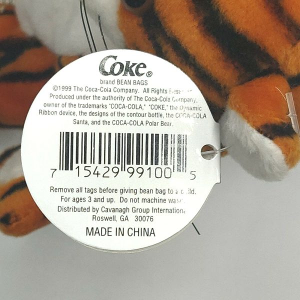 1999 Coca-Cola International INDIA - CURRY The TIGER Bean Bag Plush 5.5"