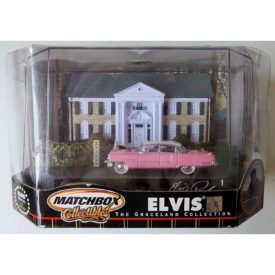 Matchbox Collectibles - Elvis: The Graceland Collection - 1 of 5 in Series - 1955 Cadillac Fleetwood 60 Special w/Graceland Diorama