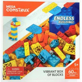 Mega Bloks Construx DYG83 Vibrant Box of Blocks 60pc