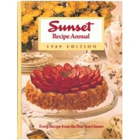 Sunset Recipes Annual 1989 (Hardcover)