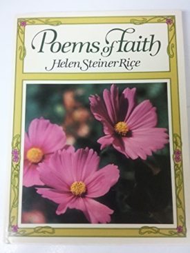 Poems of Faith by Helen Steiner Rice (1984-08-30) (Hardcover)