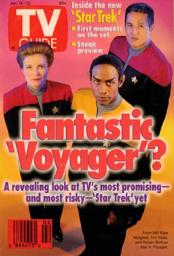 TV Guide Fantastic Voyager January 14-20, 1995 (Collectible Single Back Issue Magazine)