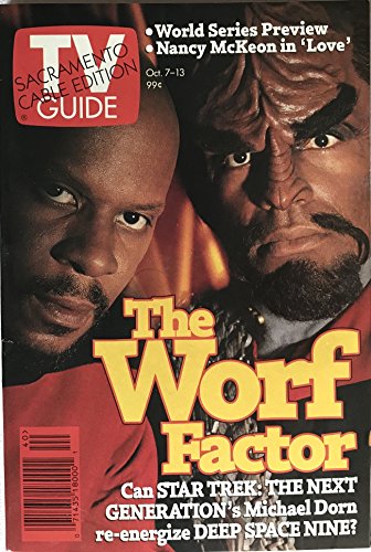 TV Guide Magazine October 7 1995 Worf Factor Michael Dorn (Collectible Single Back Issue Magazine)