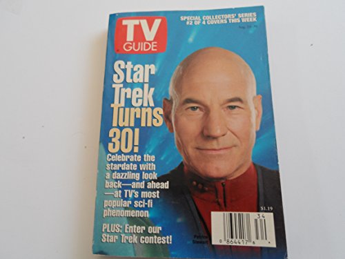 TV Guide Patrick Stewart Star Trek Turns 30! Special Collectors Series #2 of 4 Covers  August 24-30, 1996 (Collectible Single Back Issue Magazine)
