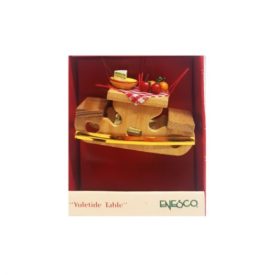 Vintage 1989 Enesco Small Wonders Miniature Ornament - Yuletide Table