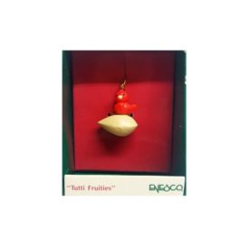 Vintage 1989 Enesco Small Wonders Miniature Ornament - Tutti Fruities