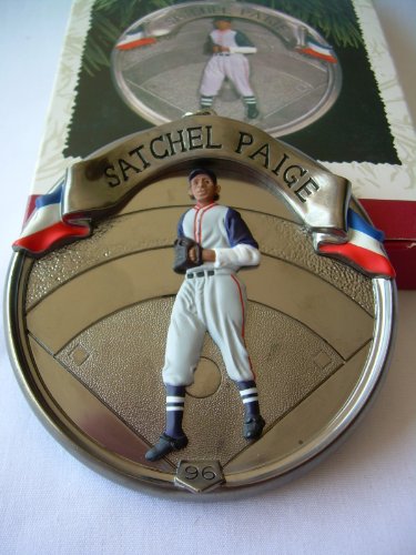 1996 Hallmark Ornament Satchel Paige # 3 Baseball Heroes Series
