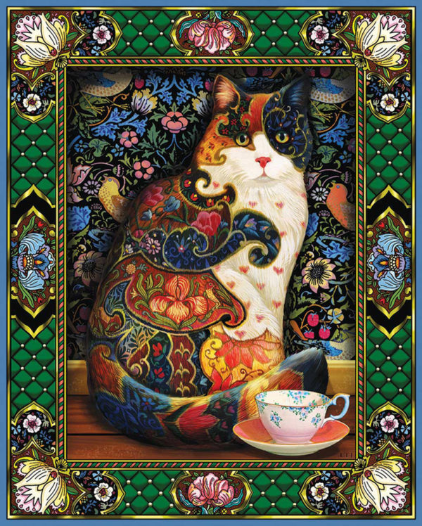 White Mountain "The Painted Cat" 1000 Piece Jigsaw Puzzle