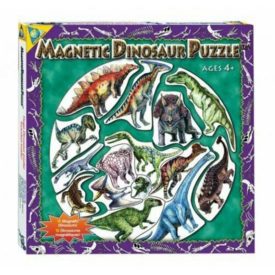 ORB FACTORY Magnetic Magnet Dinosaur Puzzle & Poster 15 Piece