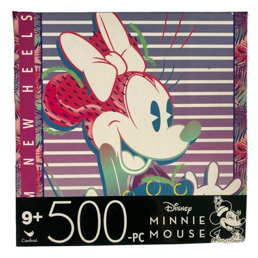 Disney Minnie Mouse "Them New Heels Feels" 500 Piece Jigsaw Puzzle  11" x 14" Ages 9+