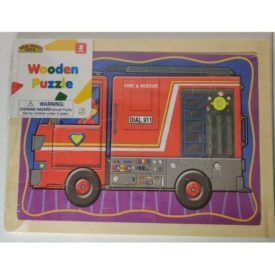 Forever Toys Wooden Puzzle Fire & Rescue 25 Piece