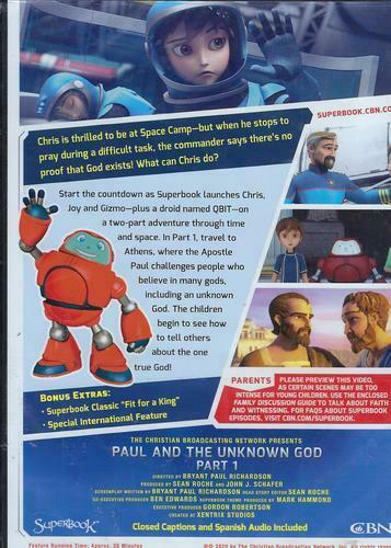 Superbook - Paul and the Unknown God Pt. 1 (DVD)