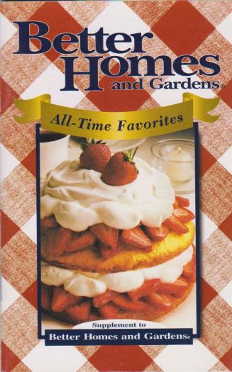 All-time Favorites Supplement (Better Homes and Gardens) (Small Format Staple Bound Booklet)