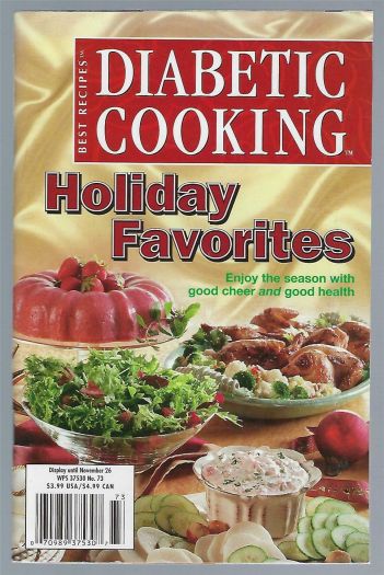 Best Recipes Diabetic Cooking Holiday Favorites 2002 Vol. 2 No. 73 (Publications International) (Small Format Staple Bound)