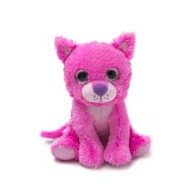 Winkeez Kitten Plush 6" Caitlin The Cat Pink Sparkly Big Eyes
