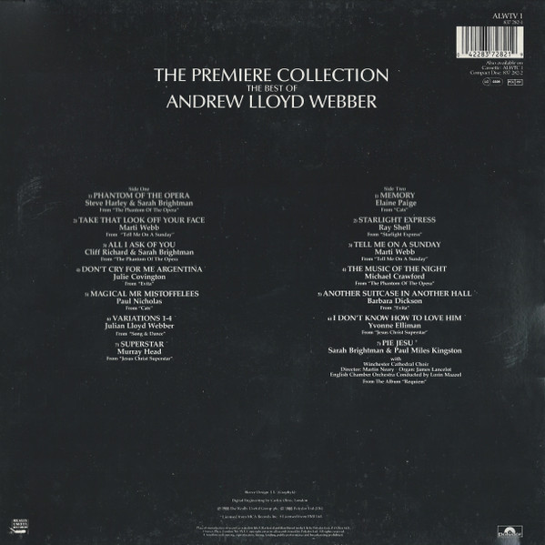 The Premiere Collection - The Best Of Andrew Lloyd Webber (Music CD)