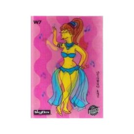 The Simpsons Skybox Wiggle Trading Card W7 [Toy]