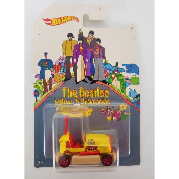 2015 Hot Wheels The Beatles Yellow Submarine Diecast Car - Bump Around