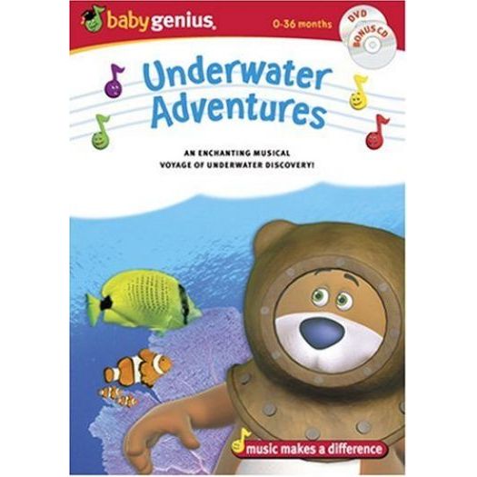Baby Genius Underwater Adventures w/bonus Music CD (DVD)
