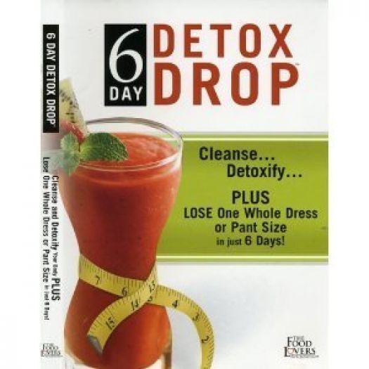 6 Day Detox Drop: Cleanse Detoxify & Lose One Whole Dress or Pant Size in just 6 Days by The Food Lovers Fat Loss System (DVD)