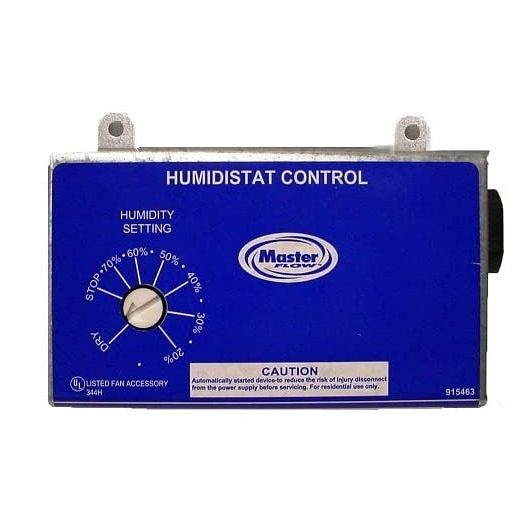Manually Adjustable Humidistat for H1 Power Vents by Master Flow