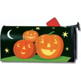 Magnet Works Smile High Pumpkin Halloween Mailwrap - Magnetic Mailbox Cover